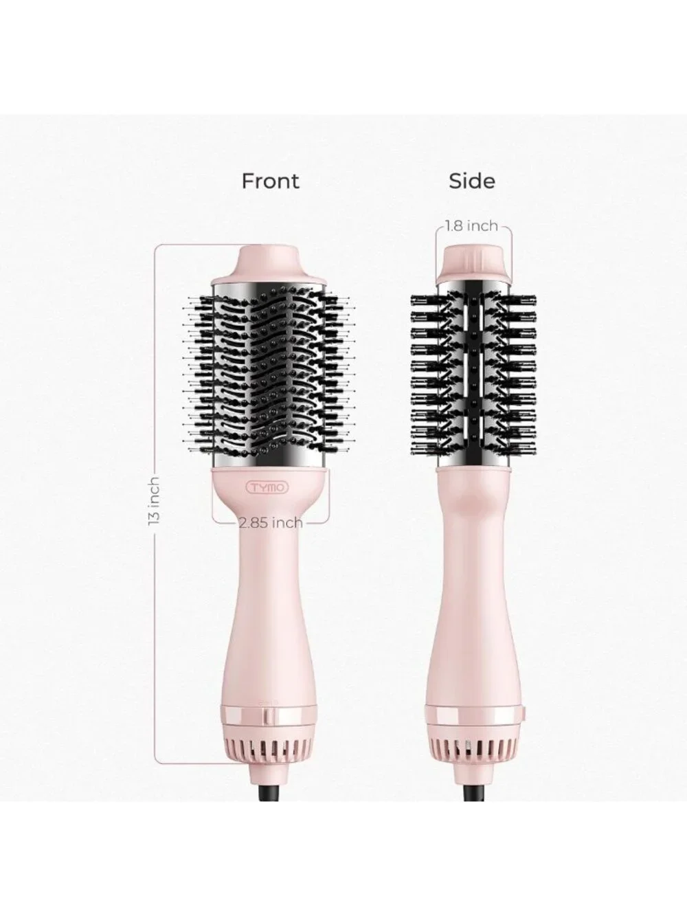 4-in-1 Ionic Hair Dryer Brush & Volumizer, Hot Air Straightener for Smooth